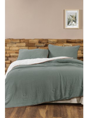 Elart Palermo Comfort Uyku Seti Çift Kişilik 3 Parça (220X240 Cm) Yeşil