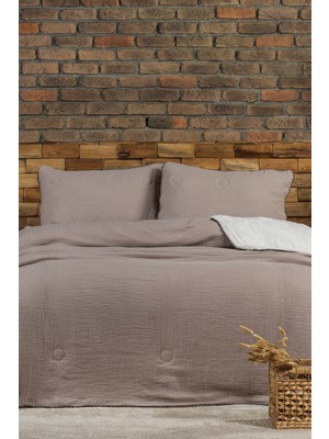 Elart Palermo Comfort Uyku Seti Çift Kişilik 3 Parça (220X240 Cm) Bej