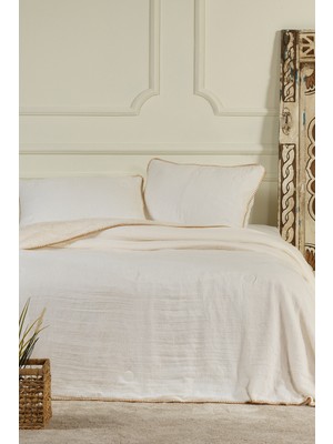 Elart Palermo Comfort Uyku Seti Çift Kişilik 3 Parça (220X240 Cm) Krem