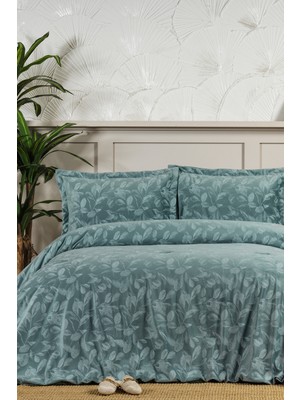 ELART Stella Comfort Uyku Seti Yatak Örtüsü Çift Kişilik 3 Parça (220x240 cm) Yeşil
