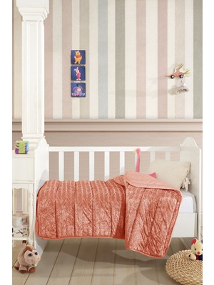 Elart Velvet Bebek Yorgan (150X100 Cm) Tarçın