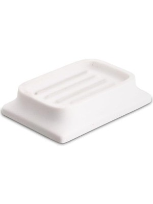Tezgah Üstü Katı Sabunluk Beyaz Renk 28X91X127 mm