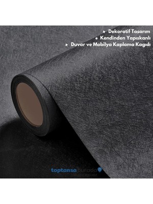 Technosmart 60CM×300CM Kendinden Yapışkanlı Modern Görünümlü Duvar Kağıdı Mutfak Dolap Ma