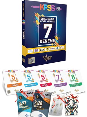2026 Lisans Kpss 7 Farklı Yayın 7 Deneme ve 7 Branş Denemesi Toplam 43 Deneme Set Liderler Karmas