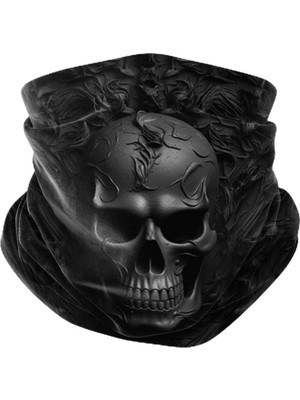 Bebo Store Extreme Spor Motor ve Bisiklet Kullananlara Özel Desenli Buff Boyunluk Bandana Balaklava