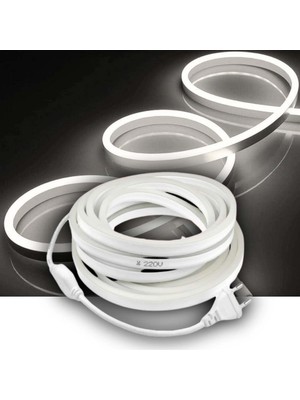 Burul Neon LED Işık Esnek Şerit LED Aydınlatma 220V Fişli, Dekoratif Işıklandırma, Iç Meka