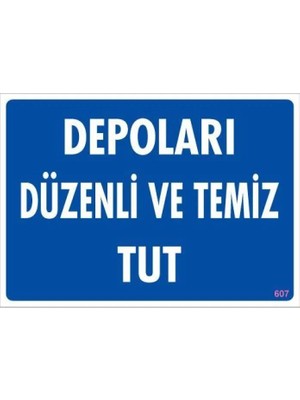 Aydogan's Dy Depolama Uyarı Levhası 25X35 KOD:607