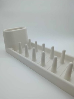Ikea Stämlıng 48 cm Beyaz Bulaşıklık Çatal Bıçaklık Tabak Bardak Standı