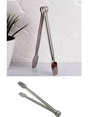 3D Sepetim Paslanmaz Mutfak Maşası - 27 cm Mangal Barbekü Maşası