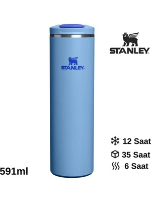 Stanley The Transit Fliptop Mug 0.59 L Termos Kupa Bardak Matara Mavi, 10-13061-0026