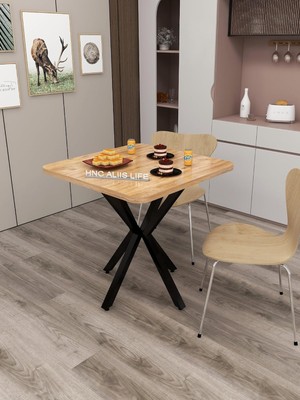 Mutfak Masası, Cafe, Restaurant Masaları, Balkon Masası, Ahtapot Ayaklı Masa, 70X70 cm Kare