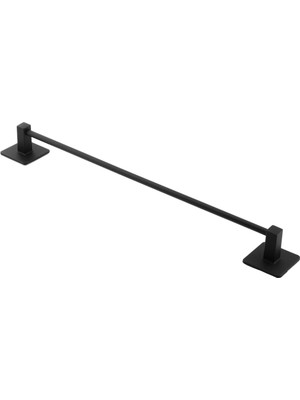 Uzun Metal Havluluk Yapışkanlı Montaj Banyo Aksesuarı