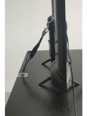 Usin Y Tipi Metal Tokalı Mobilyaya Kendinden Yapışkanlı LED LCD Plazma Tv Televizyon Askısı Sa
