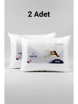 Niron 2’li Silikon Yastık Seti – 50X70 Cm, 700 Gr, Mikrofiber Kumaş, Yumuşak Destek