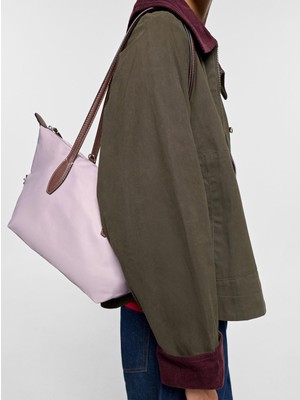 Parfois Kadın Charm'lı Teknik Kumaş Shopper Çanta