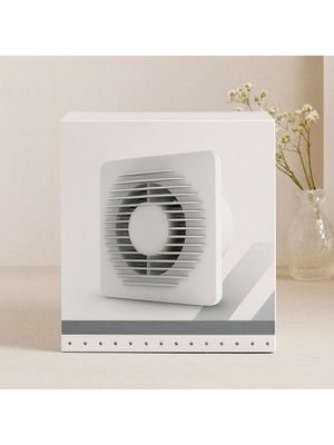 Banyo Tuvalet Havalandırma Aspiratörü 4 Inç (12W, 100 M³/h)