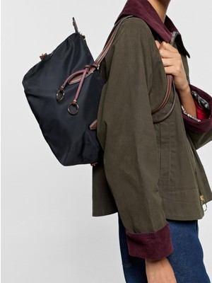 Parfois Kadın Charm'lı Teknik Kumaş Shopper Çanta