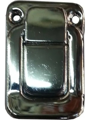 3D Sepetim Yaylı Bavul Kilidi - 32X48MM, Nikel, 1 Adet
