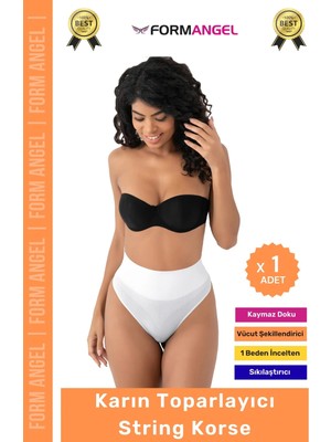 Floranova #korse Iz Yapmaz Kaymayan Seamless Alt Karın Göbek Toparlayıcı String Külot Kadın Korse - 1 Adet
