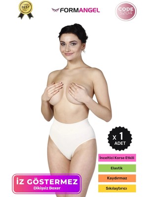 Floranova #slipkorse Seamless Dikişsiz Karın Sıkılaştıran Şekillendirici Karın Toparlayıcı Slip Korse - 1 Adet
