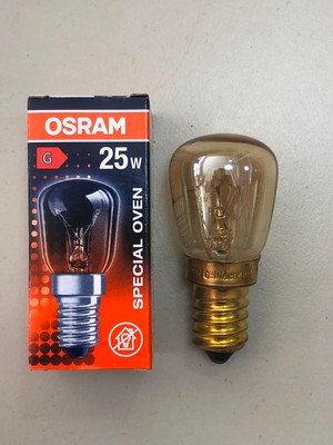 5 Adet Osram 25W E 14 Fırın Ampülü 300 Derece