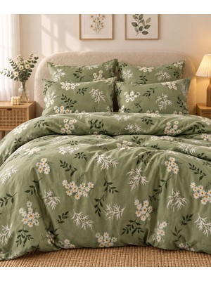 Lief Home Çift Kişilik Nevresim Takımı 200X220CM | 4 Yastık Kılıfı | Lastikli Çarşaflı