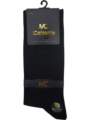 Mia Calzente 12'li Bambu Likra Erkek Çorap