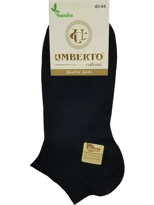 Mia Calzente - Umberto 307 6'lı Erkek Doğal Bambu Patik Çorap