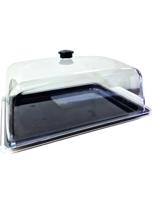 Empressco Kek Kurabiye Pasta Fanus 32*26CM Polikarbon Kırılmaz