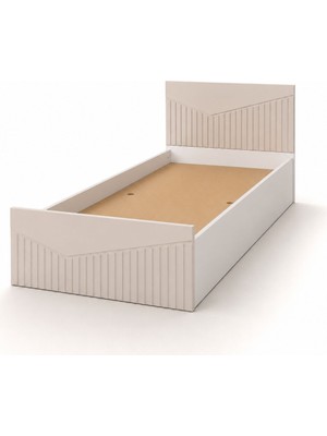 By Cino Leyla Modern Tasarım Mdf Membran Bej Karyola
