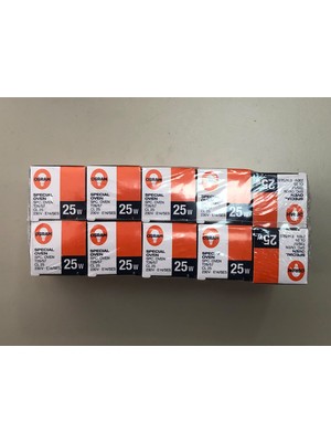 10  Adet Osram 25W E 14 Fırın Ampülü 300 Derece