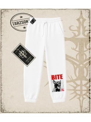 Tarzsokak Gotik & Grunge Streetwear Bıte Fear Unisex Jogger Eşofman Altı