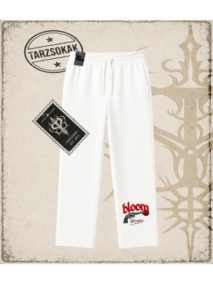 Tarzsokak Gotik & Grunge Streetwear Bloom Unisex Baggy Eşofman Altı