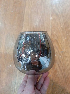 Empressco Füme Rengi Oval Fanus Avize Camı E27 (Orta Çap 13 Cm,boyu 12,5 Cm)