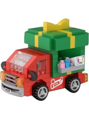 İyisi Olsun LZ-8637 Loz Hediye Arabası 180 Parça Block Oyuncak-Mini Poşet