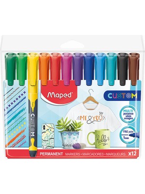 Maped Permanent Marker 12'li (734547)