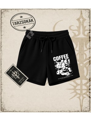 Tarzsokak Gotik & Grunge Streetwear Coffe Dream Unisex Şort