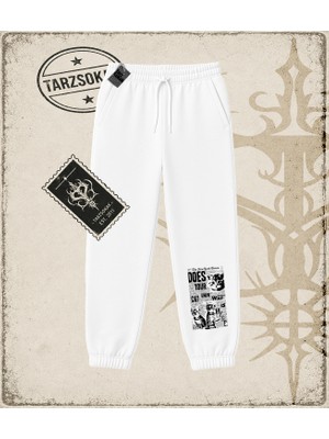 Tarzsokak Gotik & Grunge Streetwear Does Your Cat Know  Unisex Jogger Eşofman Altı
