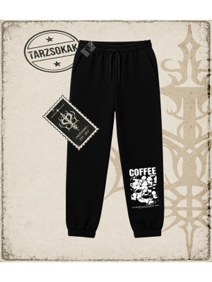 Tarzsokak Gotik & Grunge Streetwear Coffe Dream Unisex Jogger Eşofman Altı