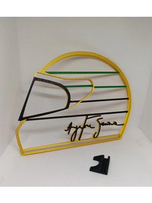 Safedock Ayrton Senna Kask Figürü