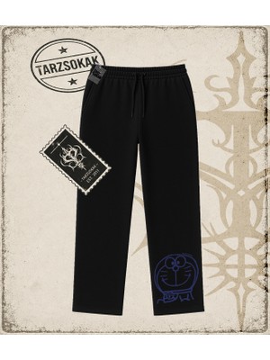Tarzsokak Gotik & Grunge Streetwear Doraemon Unisex Baggy Eşofman Altı
