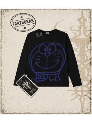Tarzsokak Gotik & Grunge Streetwear Doraemon Long Sleeve