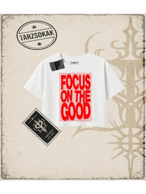 Tarzsokak Gotik & Grunge Streetwear Focus On The Good Crop Tişört