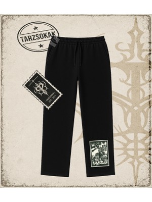 Tarzsokak Gotik & Grunge Streetwear Freepalestıne Unisex Baggy Eşofman Altı