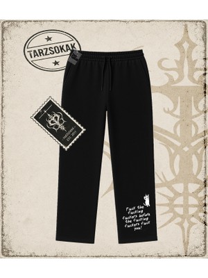 Tarzsokak Gotik & Grunge Streetwear Fuuck The Fuuckıng Fuuckers Unisex Baggy Eşofman Altı