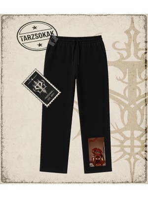 Tarzsokak Gotik & Grunge Streetwear Grıll Kıss Unisex Baggy Eşofman Altı