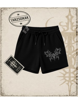 Tarzsokak Gotik & Grunge Streetwear Gothic Graphic Unisex Şort