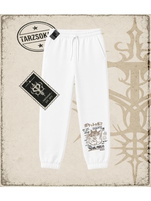 Tarzsokak Gotik & Grunge Streetwear Hiding Cat Dual Match Unisex Jogger Eşofman Altı