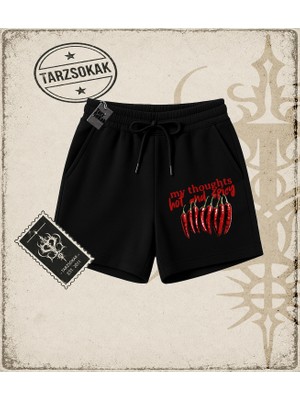 Tarzsokak Gotik & Grunge Streetwear Hot And Spıcy Unisex Şort