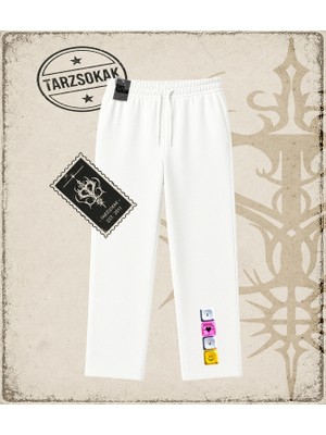 Tarzsokak Gotik & Grunge Streetwear Keycap 6 Unisex Baggy Eşofman Altı